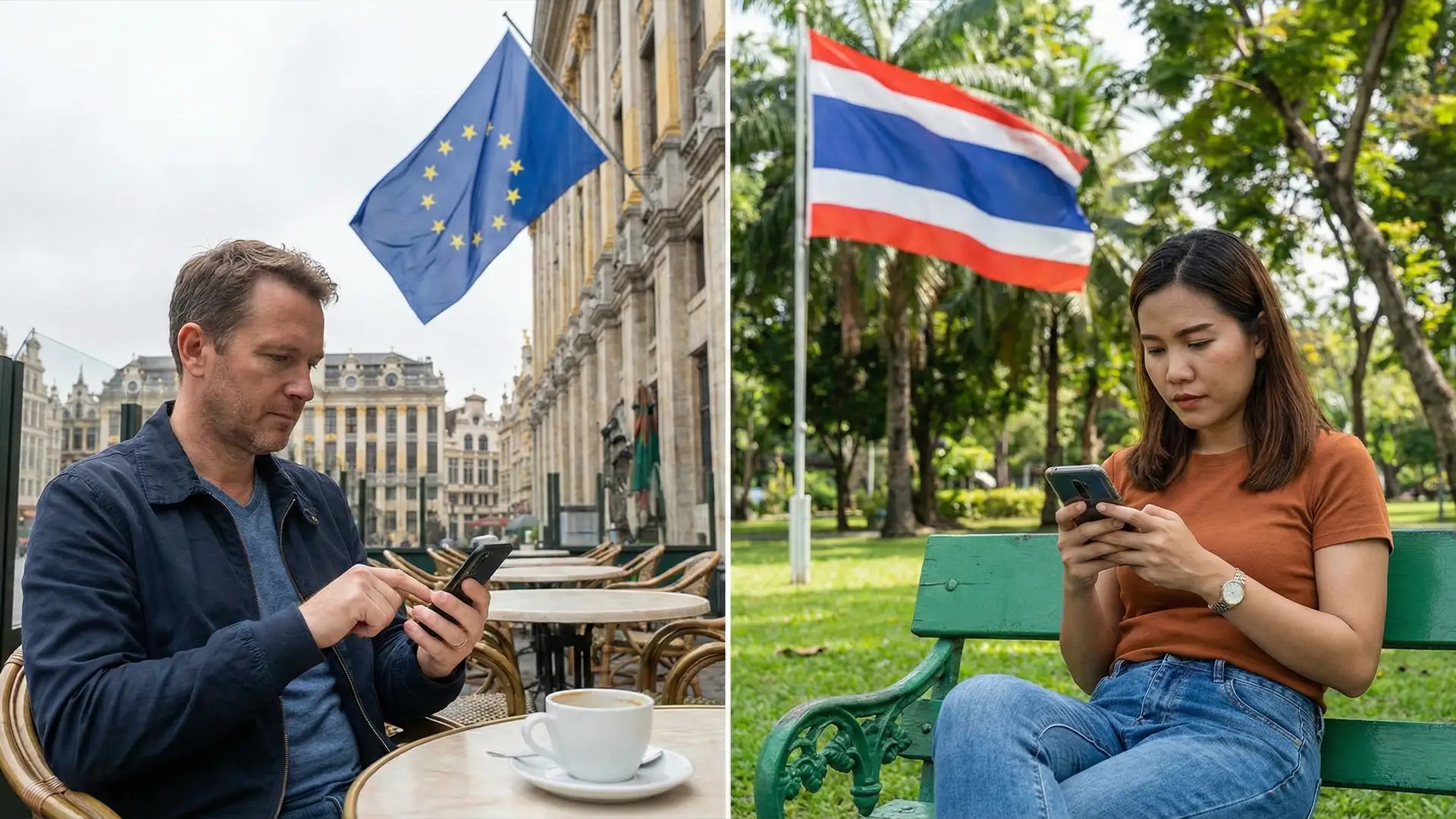 Can you get an EU visa if you never met in real life?